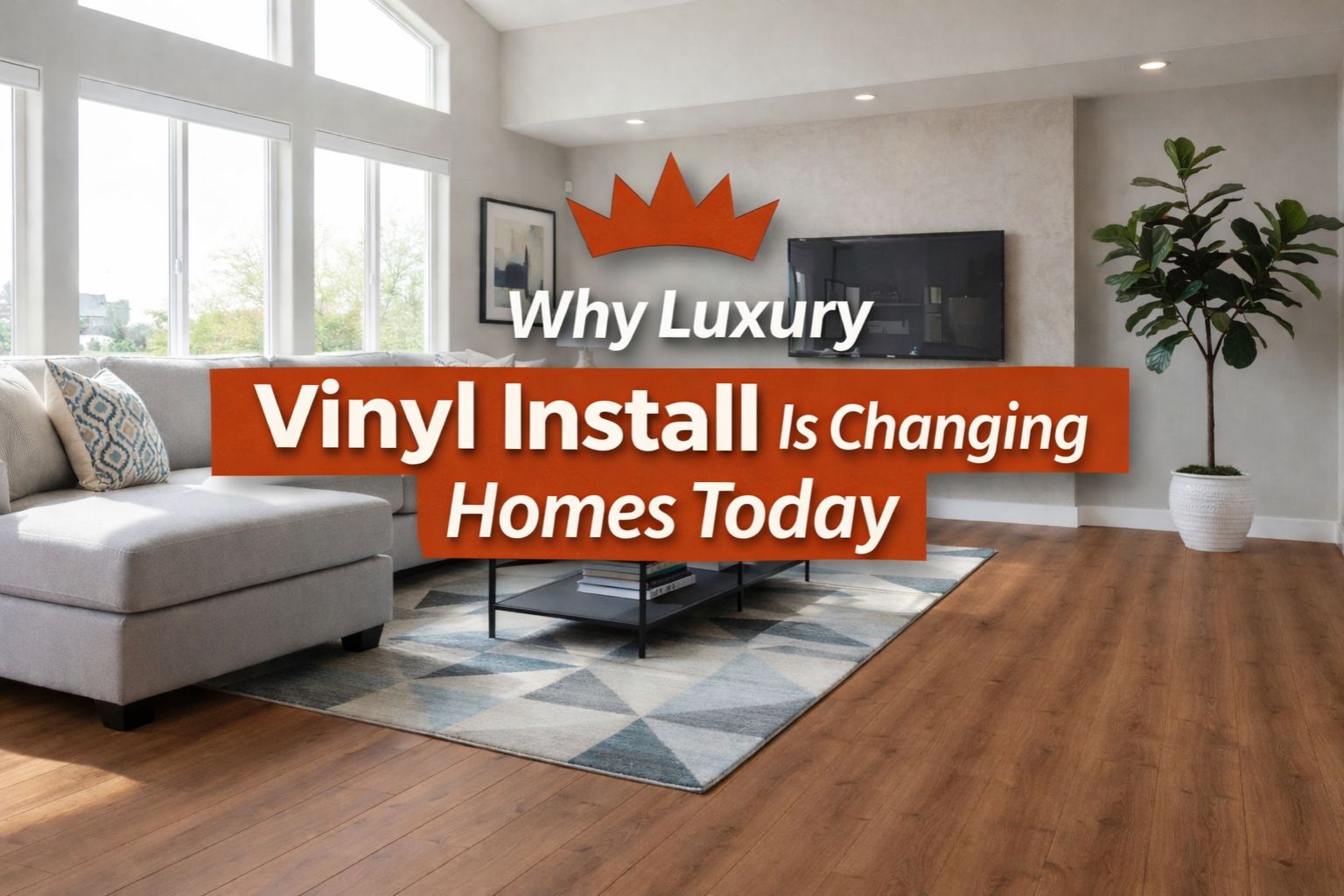 luxury vinyl install
